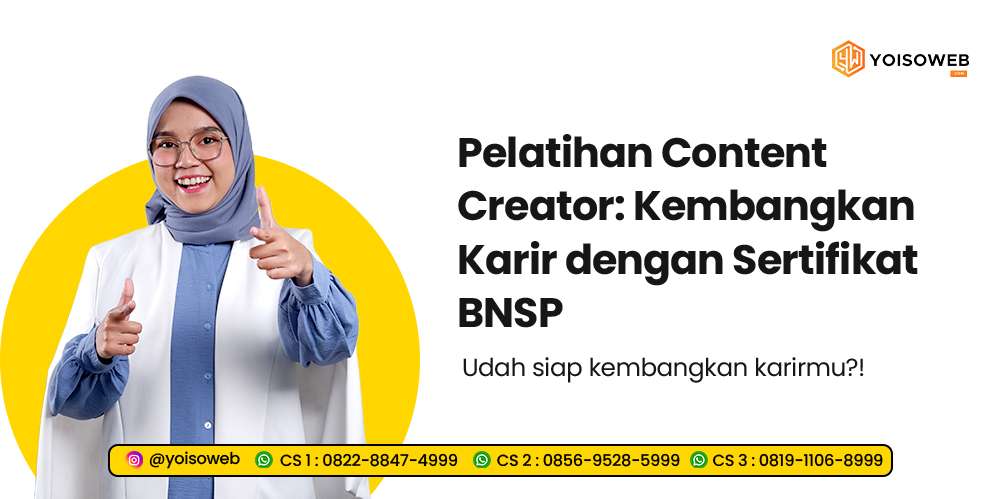 Pelatihan Content Creator Bersertifikasi BNSP
